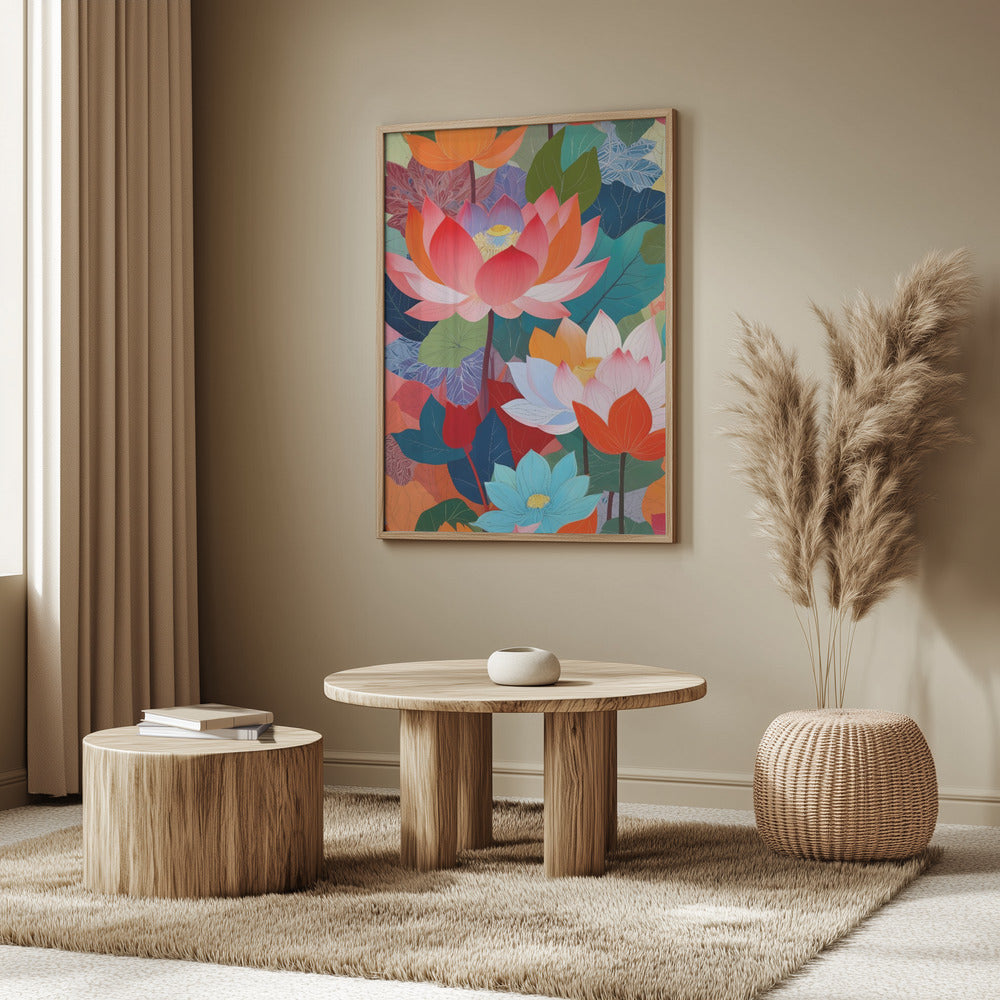 The Enchanted Lotus Garden | Poster