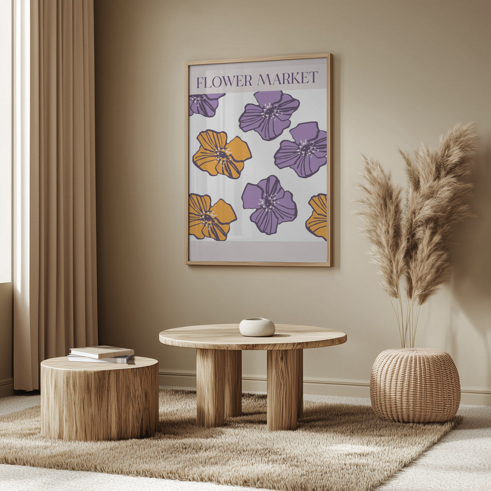Blütenblattmuster | Poster