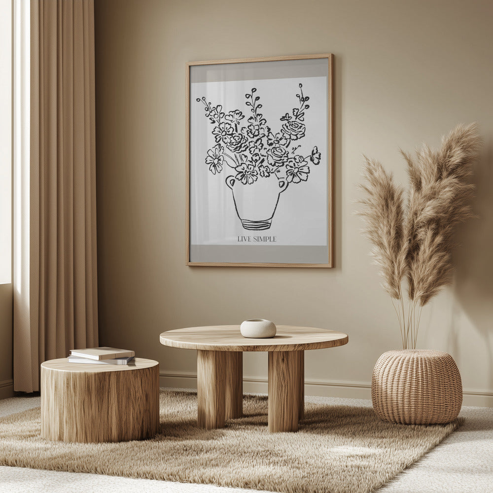 Serene Blooms | Poster