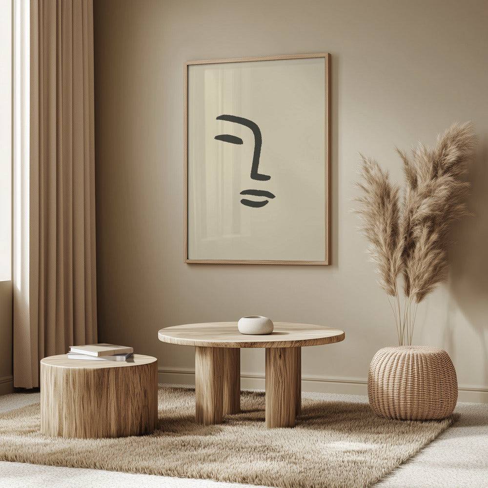 Minimal Face Lines | Poster