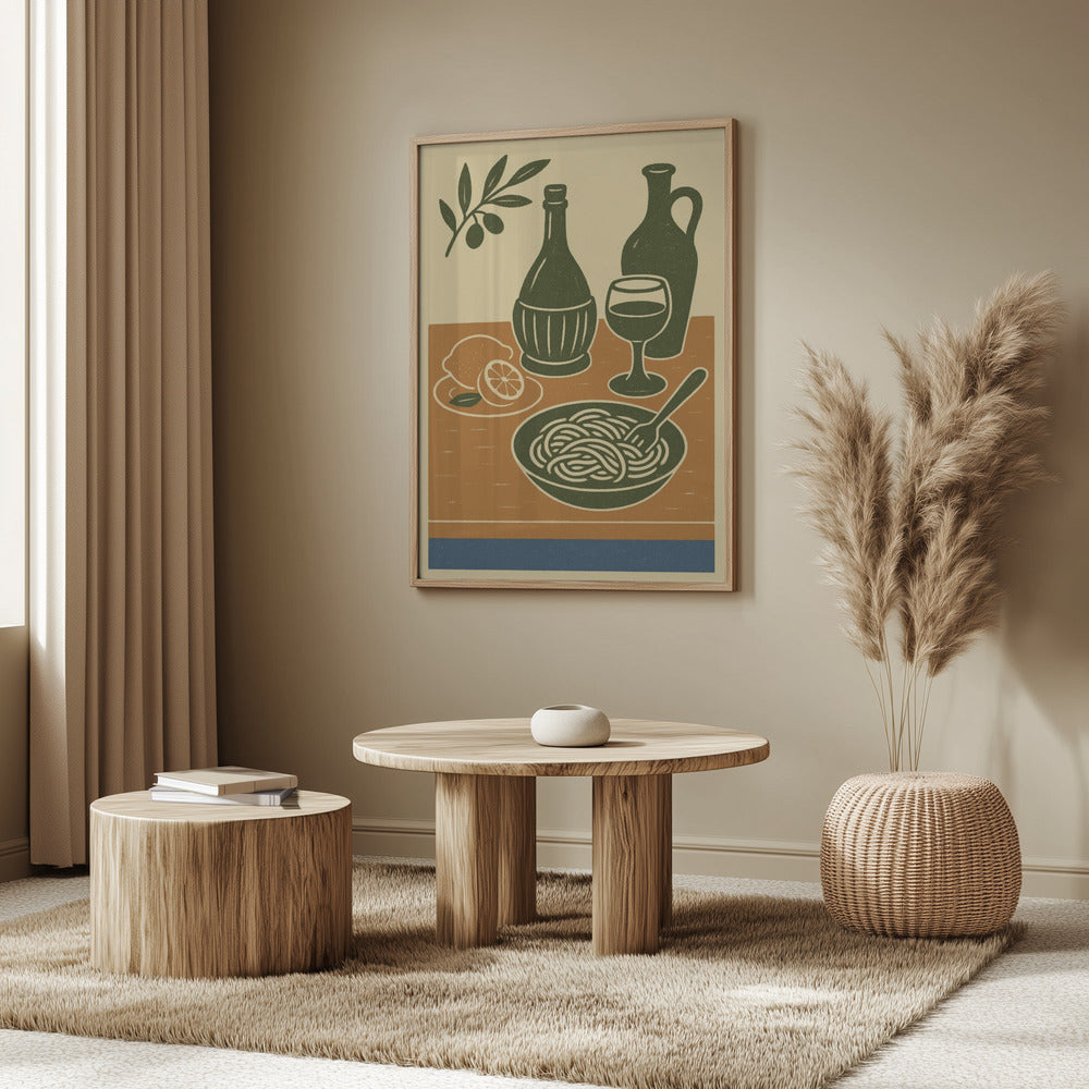 Italian Feast Scene | Poster