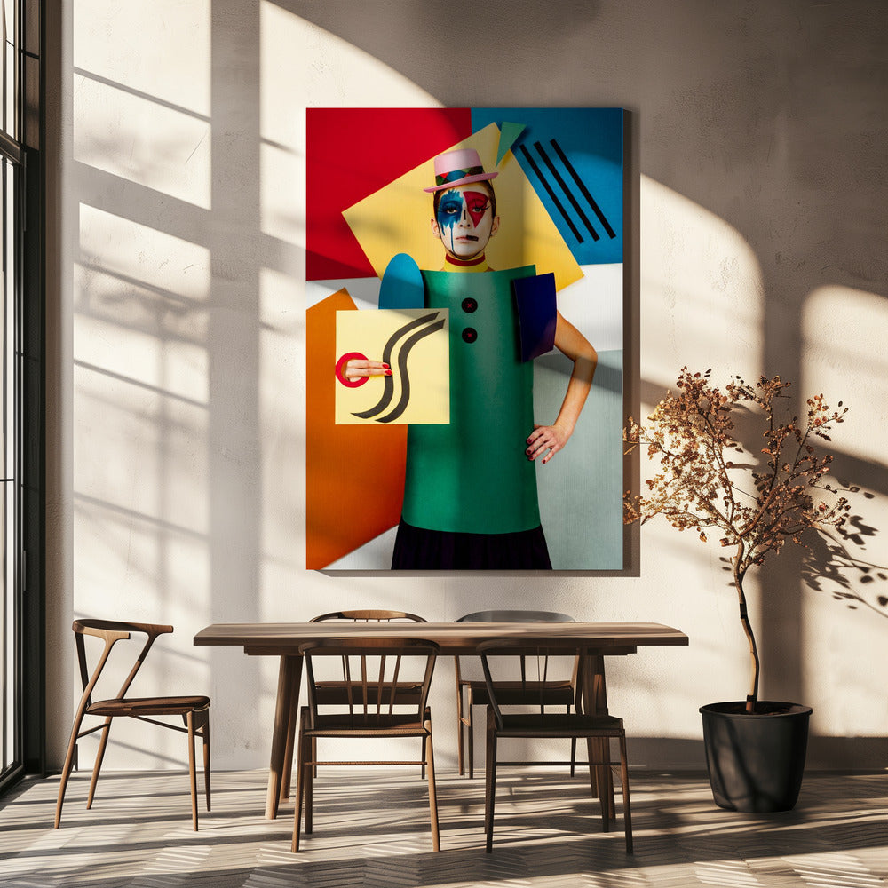 Suprematystyczny portret Leny Naymkiny | Wydruki na łótnie