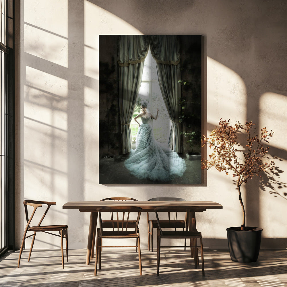 Harmaa mekko | Canvastaulut