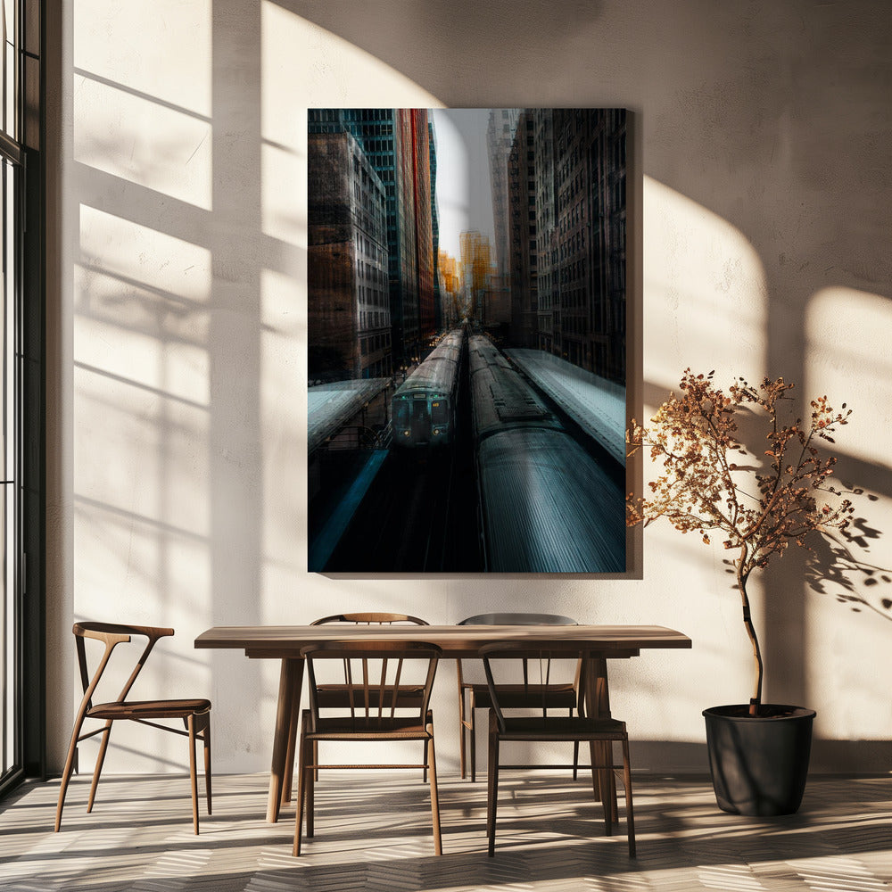 Stacja Chicago | Wydruki na łótnie