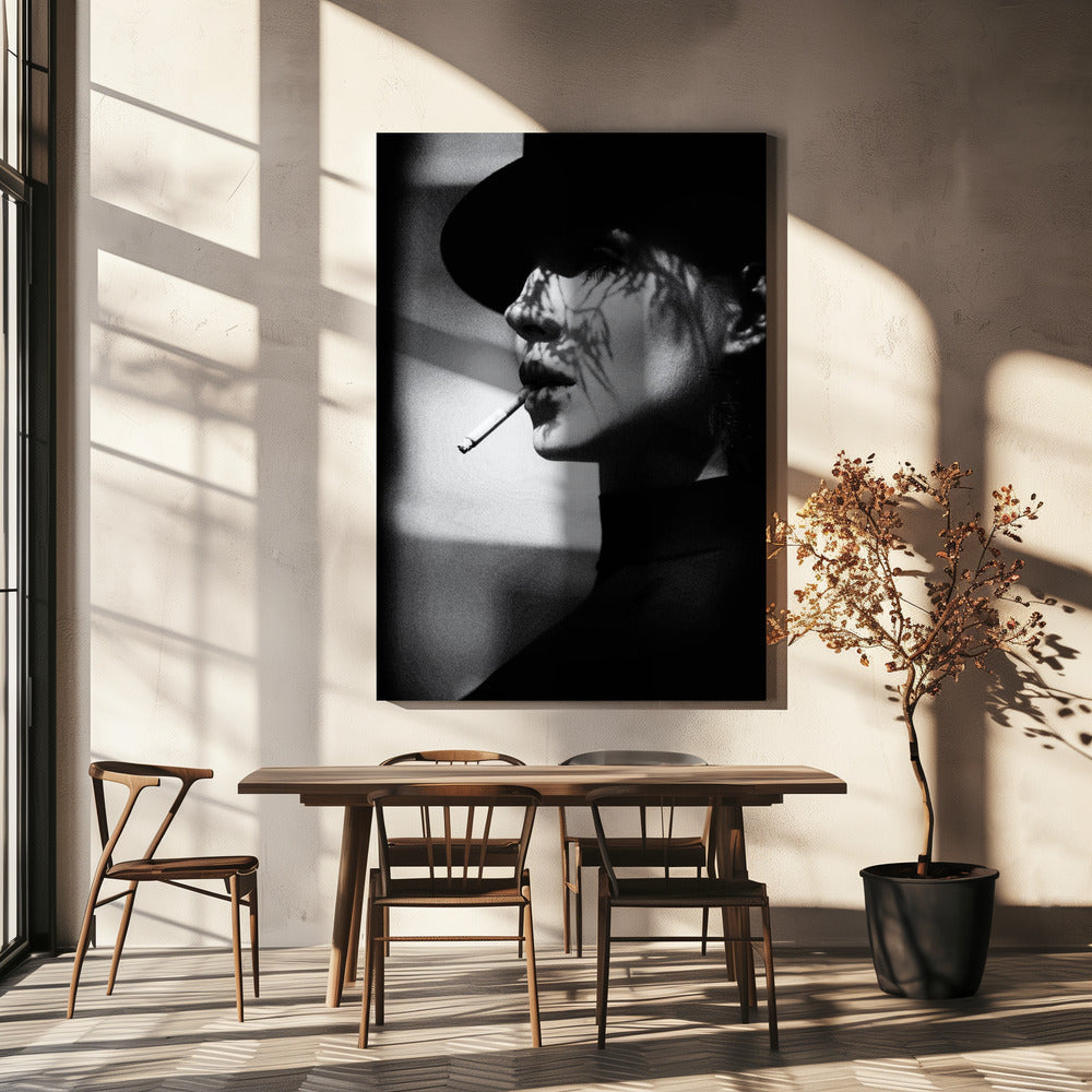 nainen mustassa | Canvastaulut