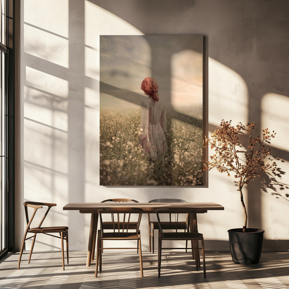 Champ en pastel | Tableaux sur Toile