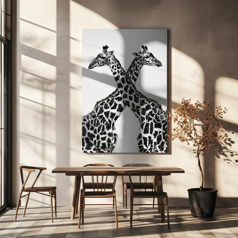 Kaksi tornia | Canvastaulut