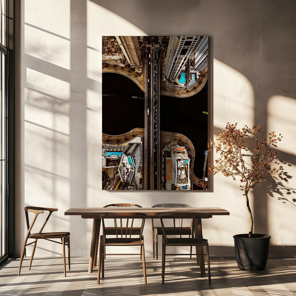 vision d'en haut | Tableaux sur Toile