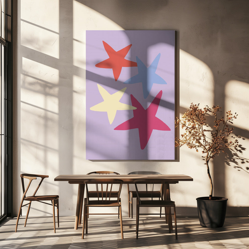 Vier Sterne 01 | Leinwand-Bilder