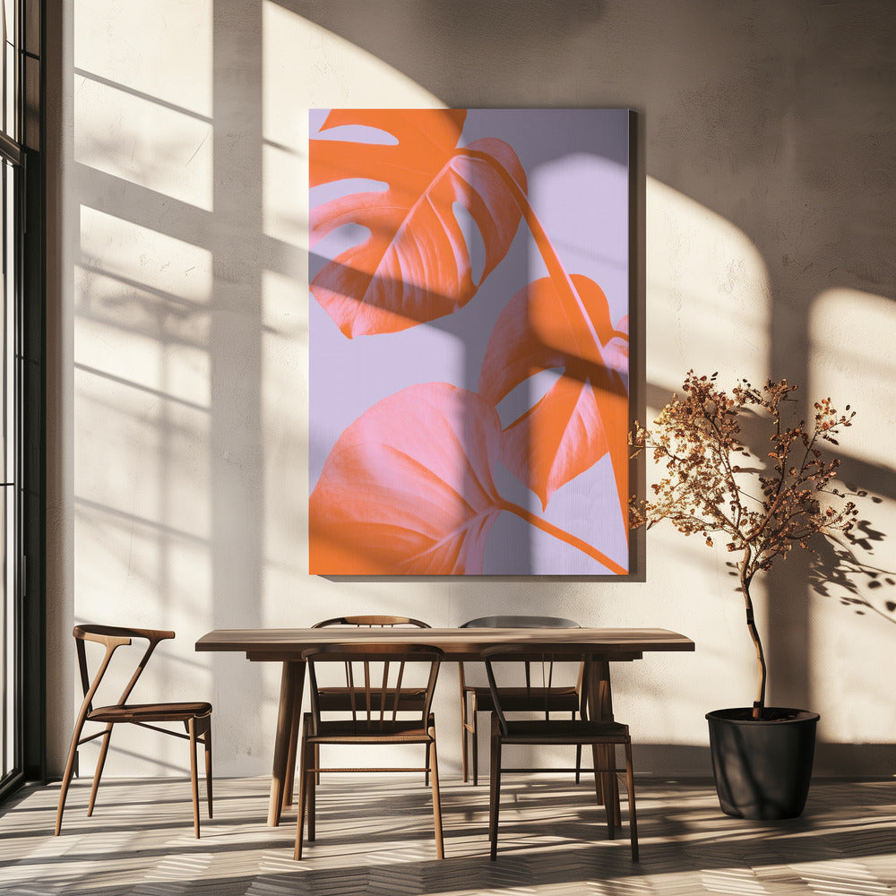 Monstera Purple 03 | Canvas