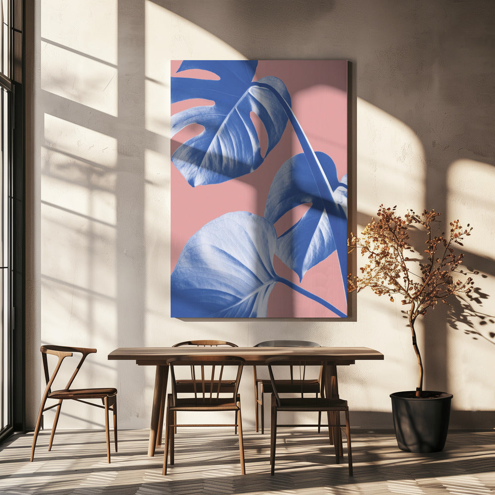 Monstera Lila 05 | Leinwand-Bilder