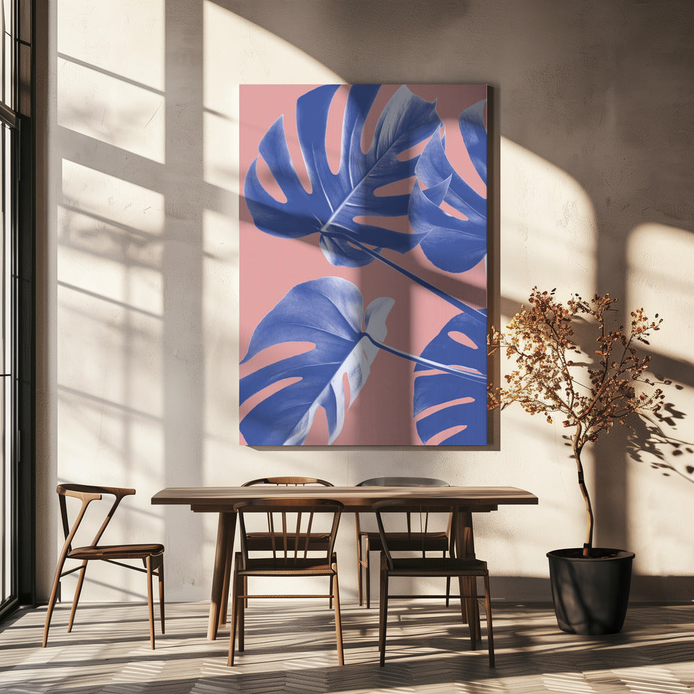 Monstera Lila 06 | Leinwand-Bilder