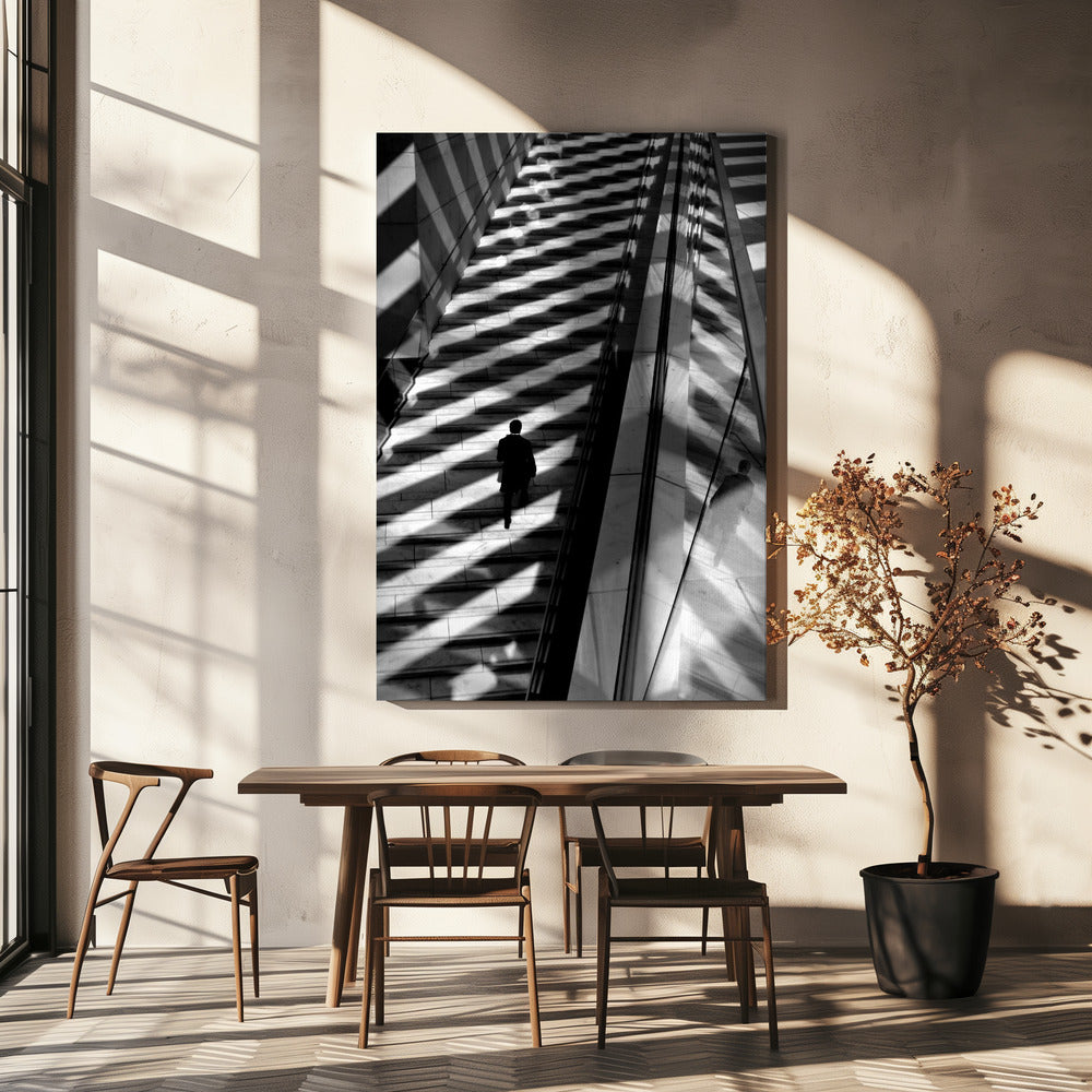 Kävelevät valot ja varjot | Canvastaulut
