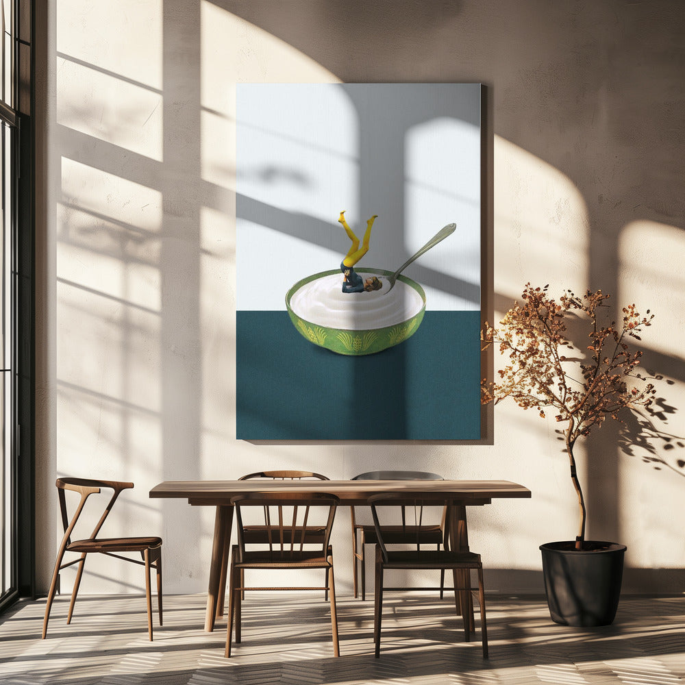 Jooga jogurtissani | Canvastaulut