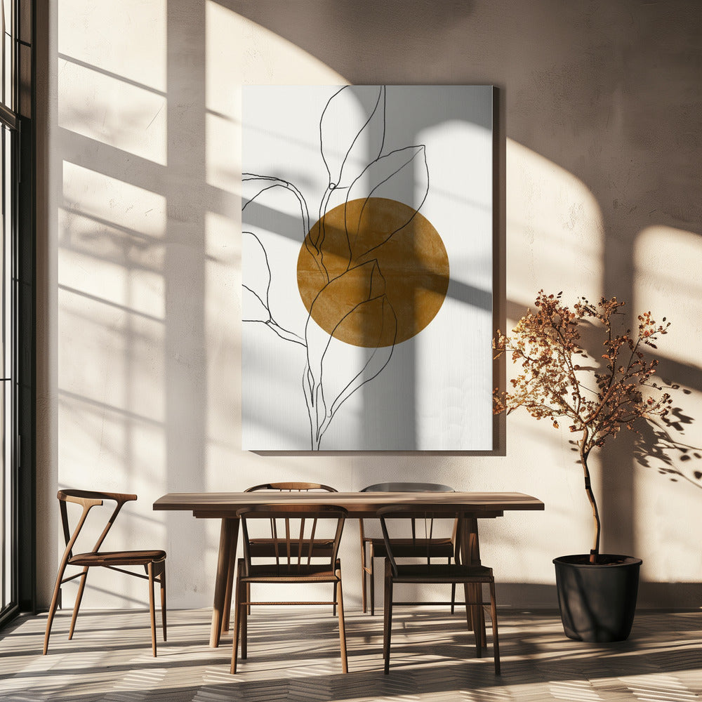 Pflanze und Sonne | Leinwand-Bilder