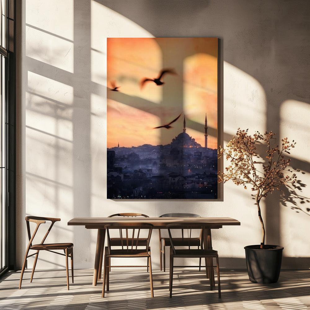 Auringonlasku Istanbulissa | Canvastaulut