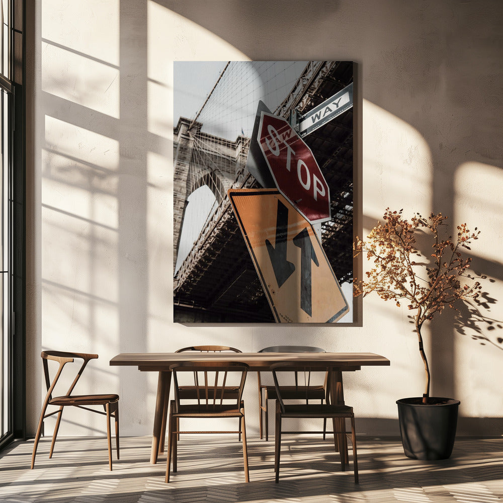 Przystanek Most Brookliński | Wydruki na łótnie