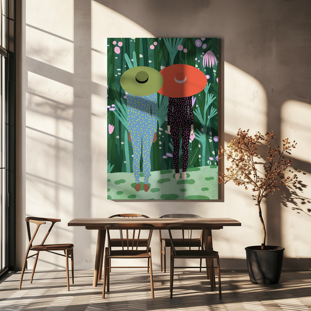 Dschungel-Pyjama | Leinwand-Bilder