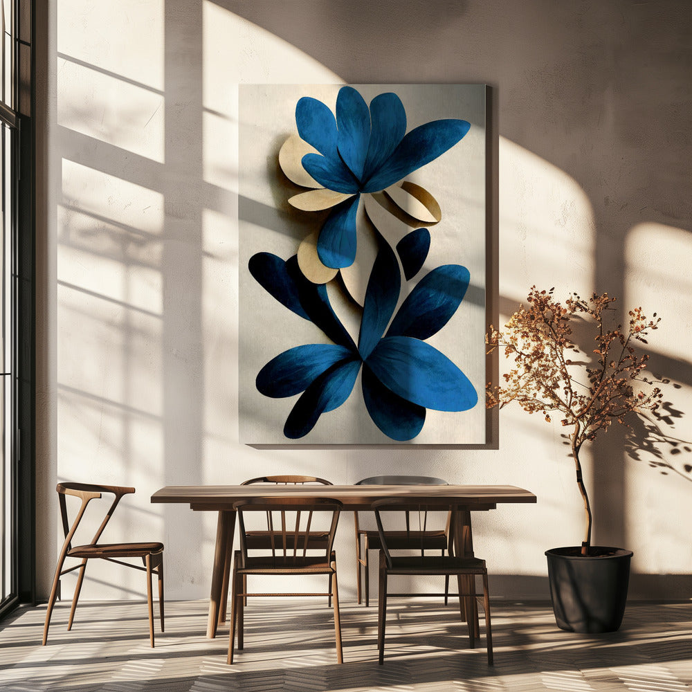 Blue Nymphaea | Canvas
