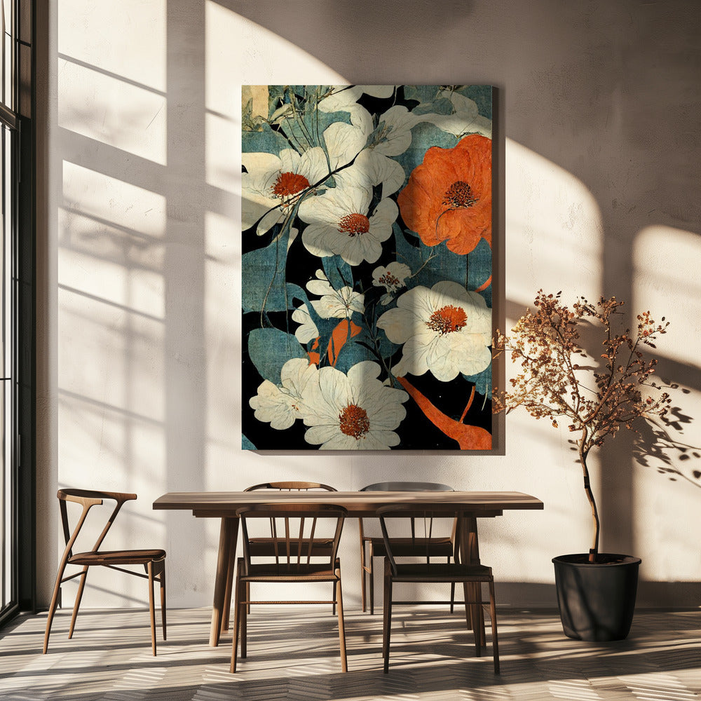 Asian Flowers | Canvas