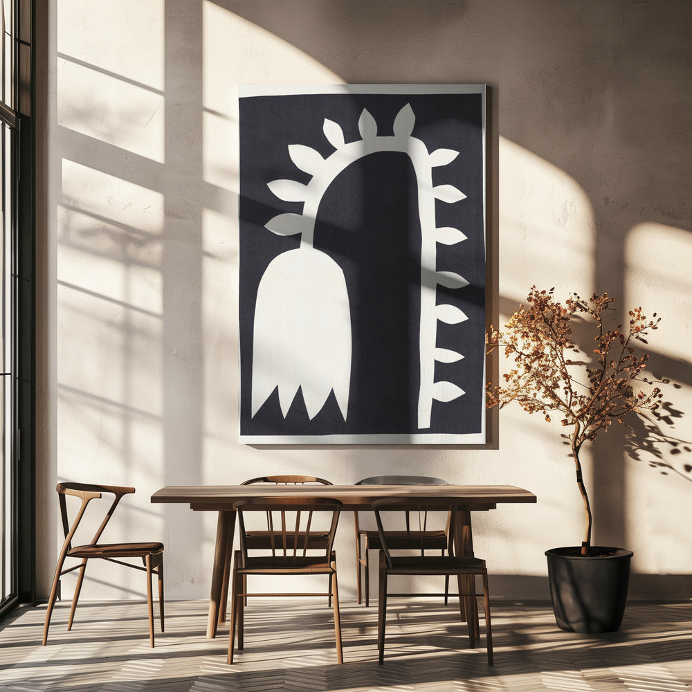 Schwarze Tulpe Nr. 2 | Leinwand-Bilder