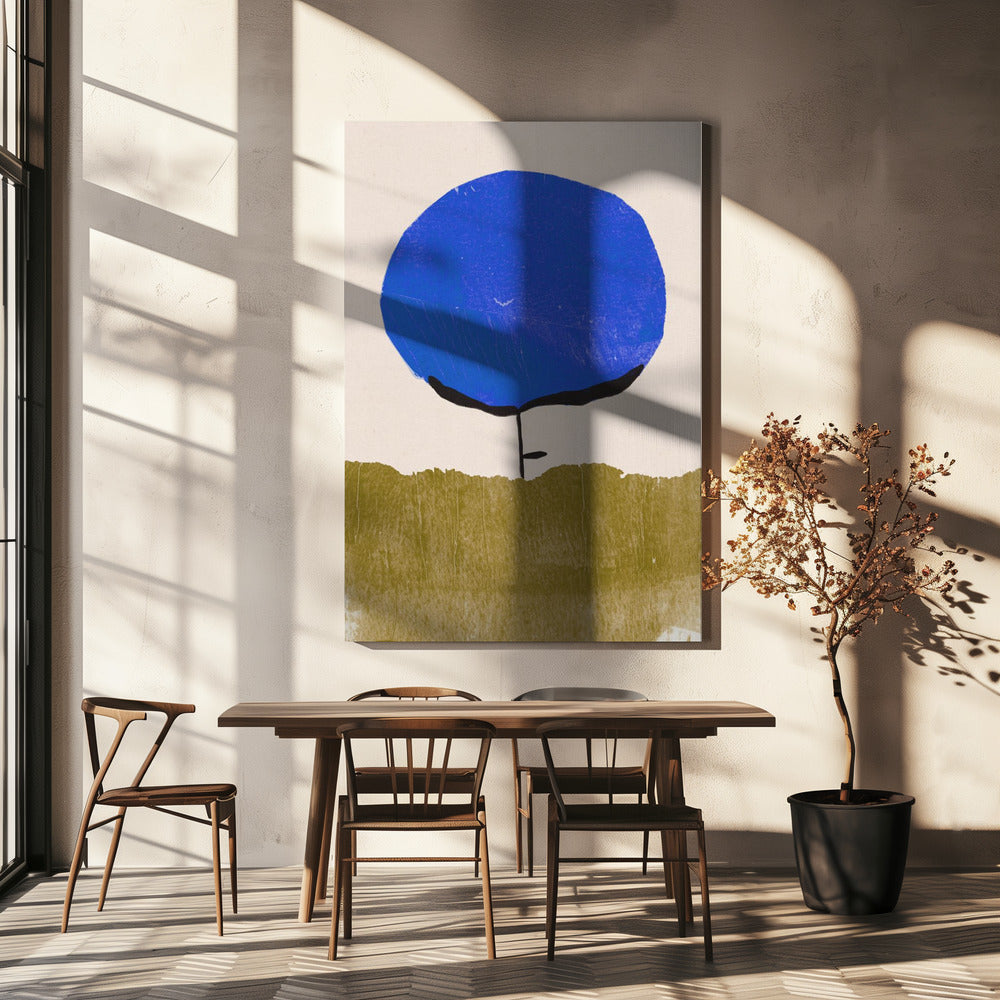 Blaue Blume | Leinwand-Bilder