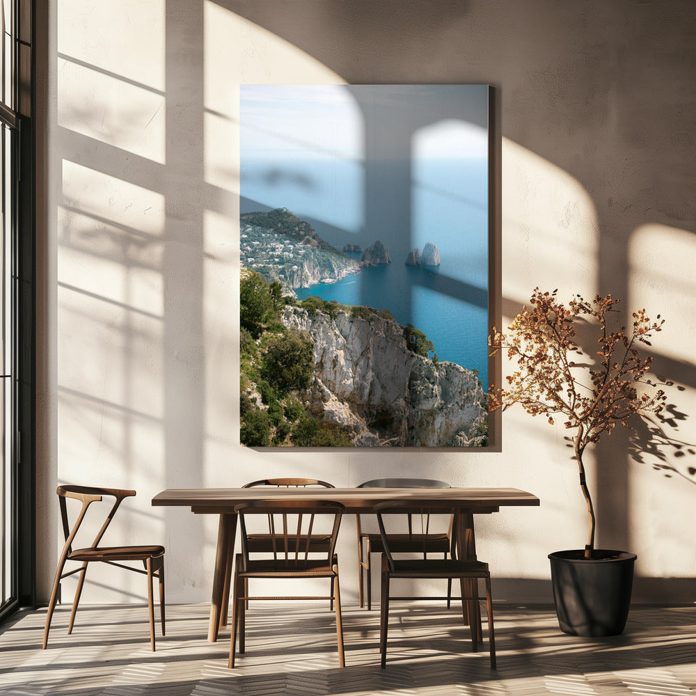 Capris kust i Italien | Canvastavla