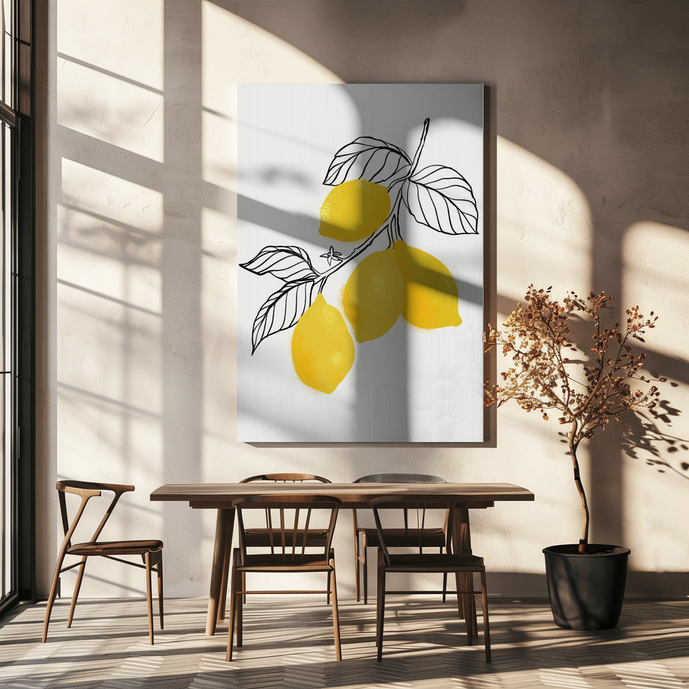 Zitronen | Leinwand-Bilder