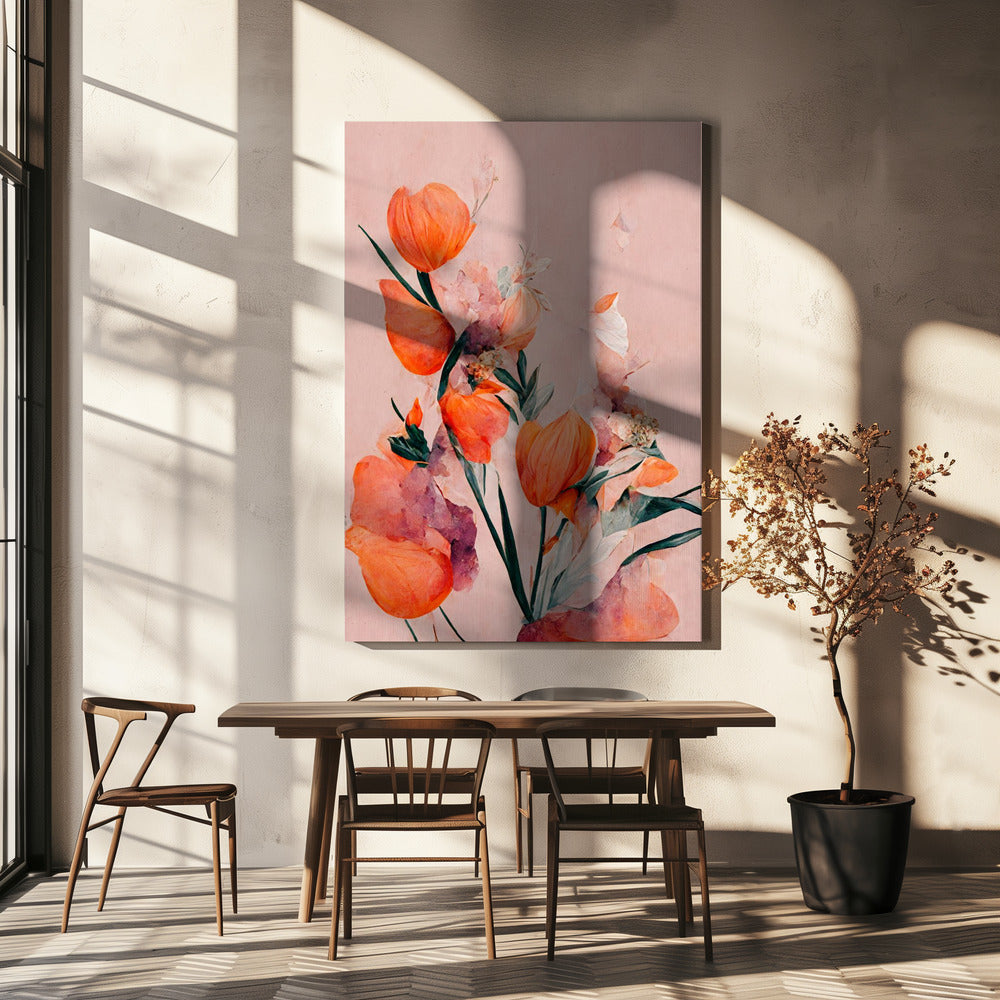 Orange Tulips | Canvas
