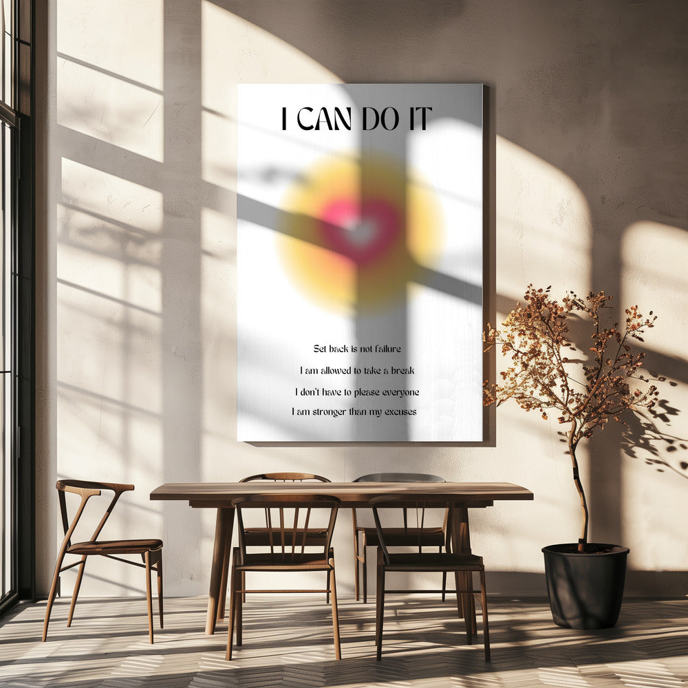 Motiverande aura Poster | Canvas