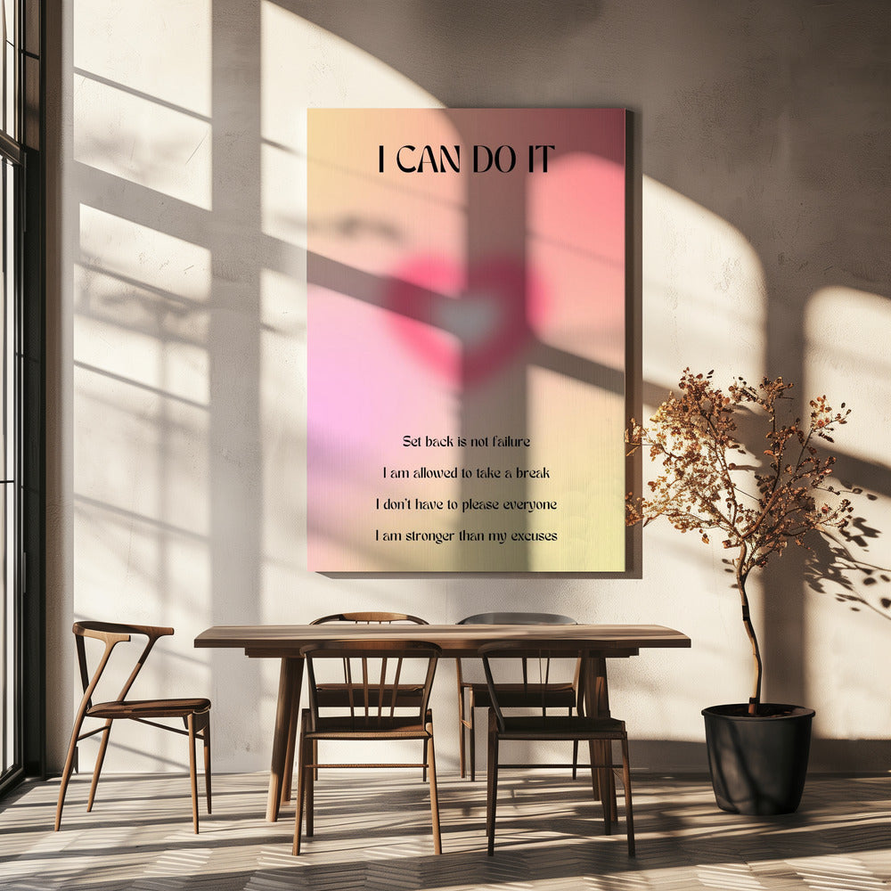Motivational Aura Poster | Canvas