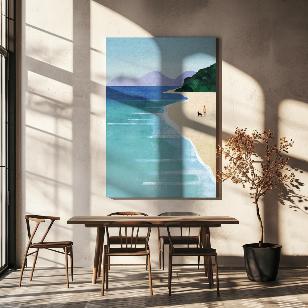 Rantatyttö iii | Canvastaulut