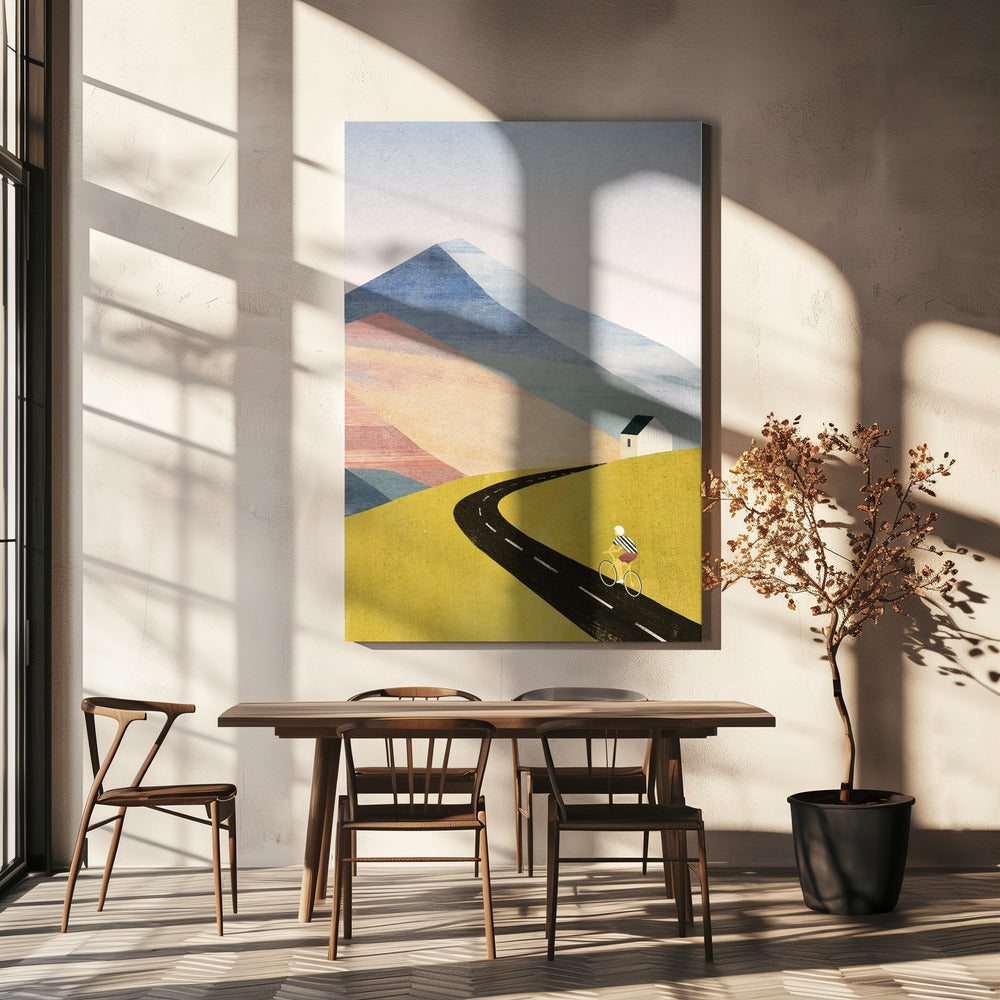 Radfahren nach Hause | Leinwand-Bilder