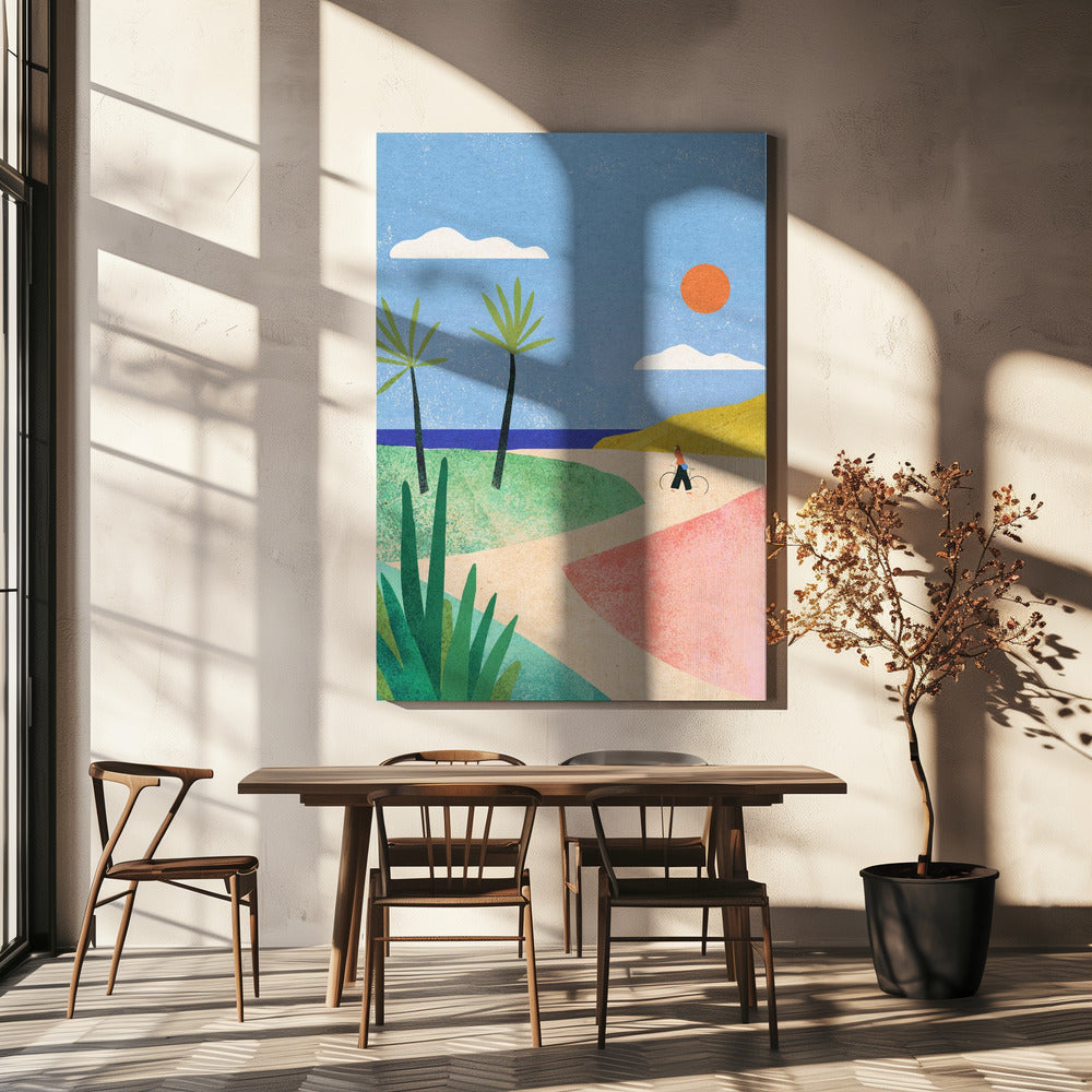 Strandmädchen | Leinwand-Bilder