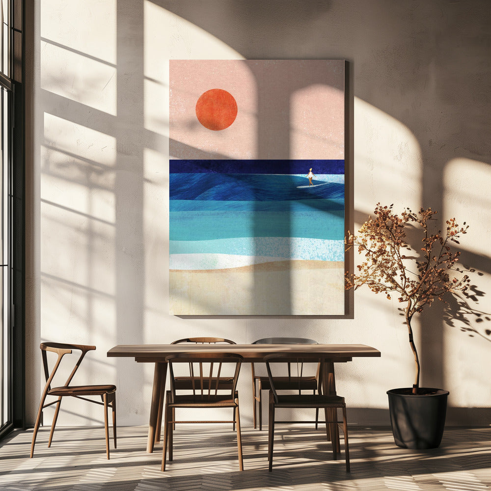 Surfmädchen | Leinwand-Bilder