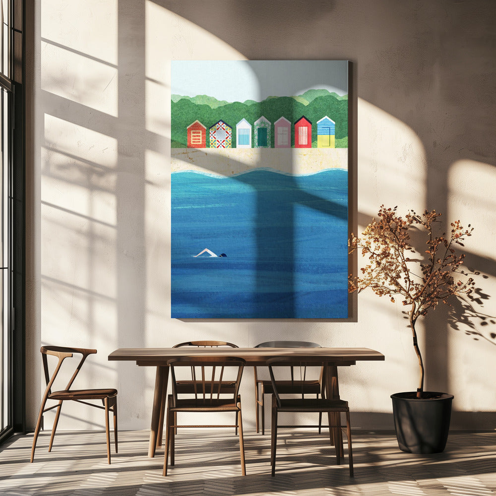 Beach Huts | Canvas