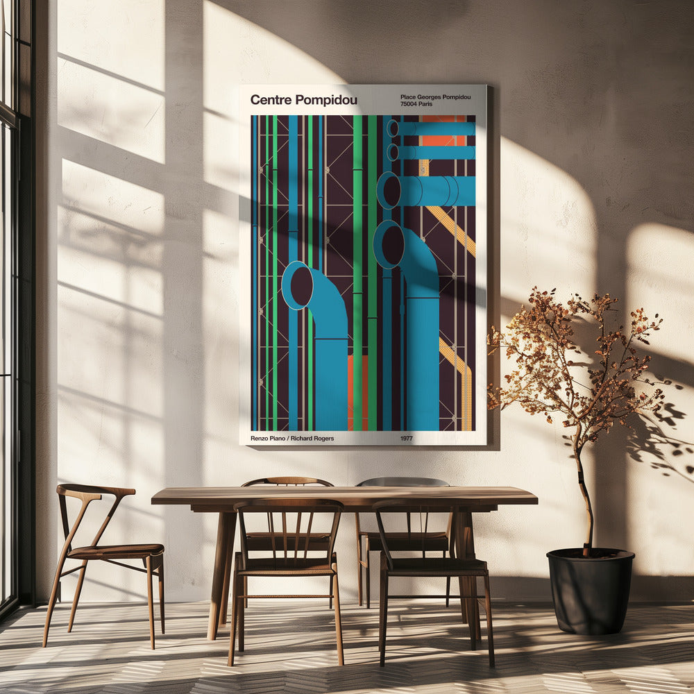 Pompidou | Canvastaulut