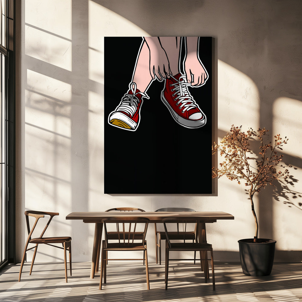 Tie Your Shoe Laces | Canvas
