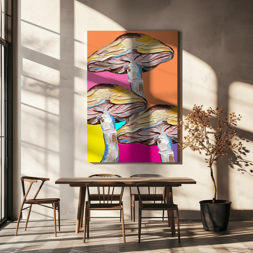 Psychedelic Mushrooms | Canvas