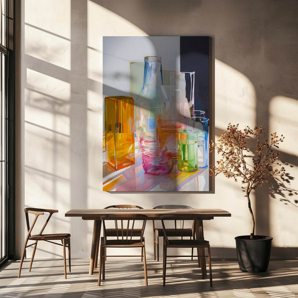 Neon-asetelma nro 1 | Canvastaulut