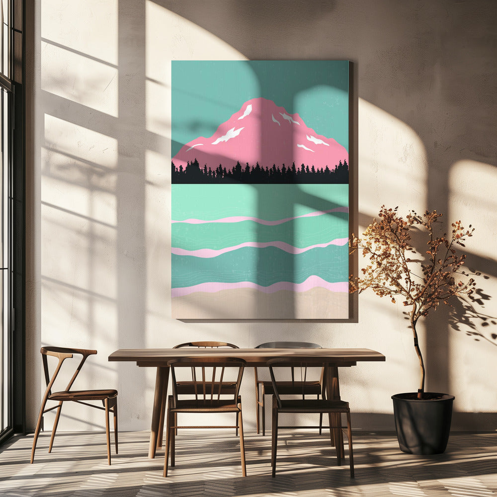 Minimalistiset vuoret #1 | Canvastaulut