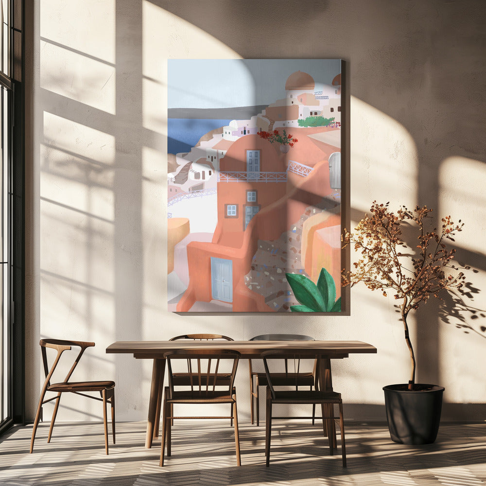 Santorini, Greece | Canvas