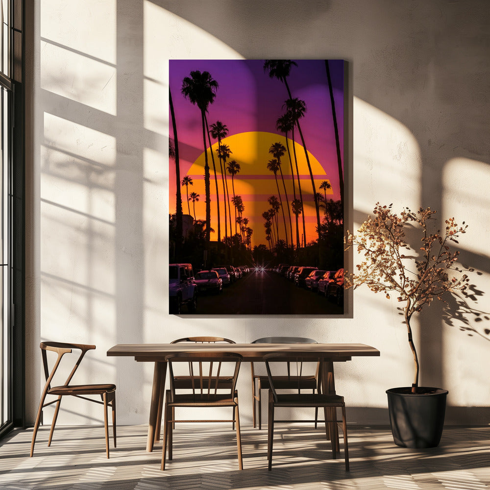 Atardecer retro | Impresiones en Lienzo