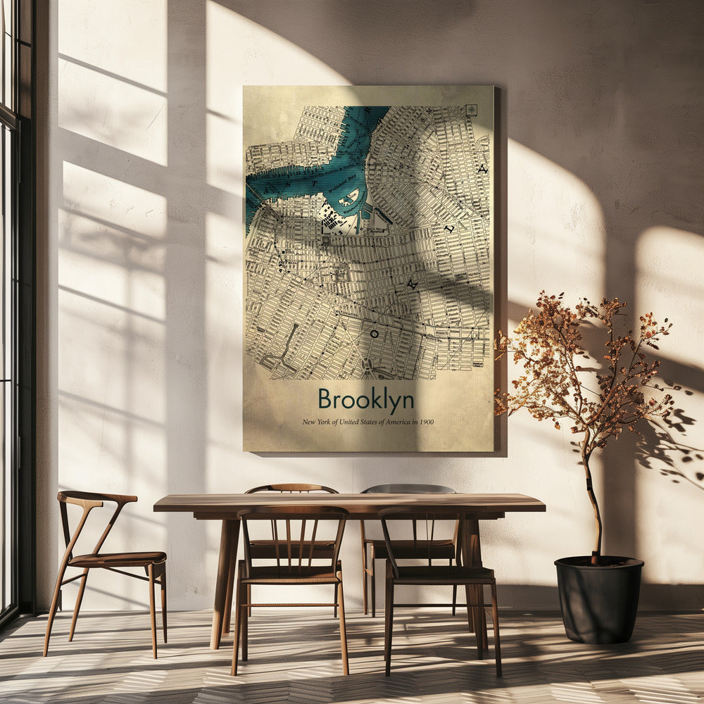 Brooklyn map | Canvas