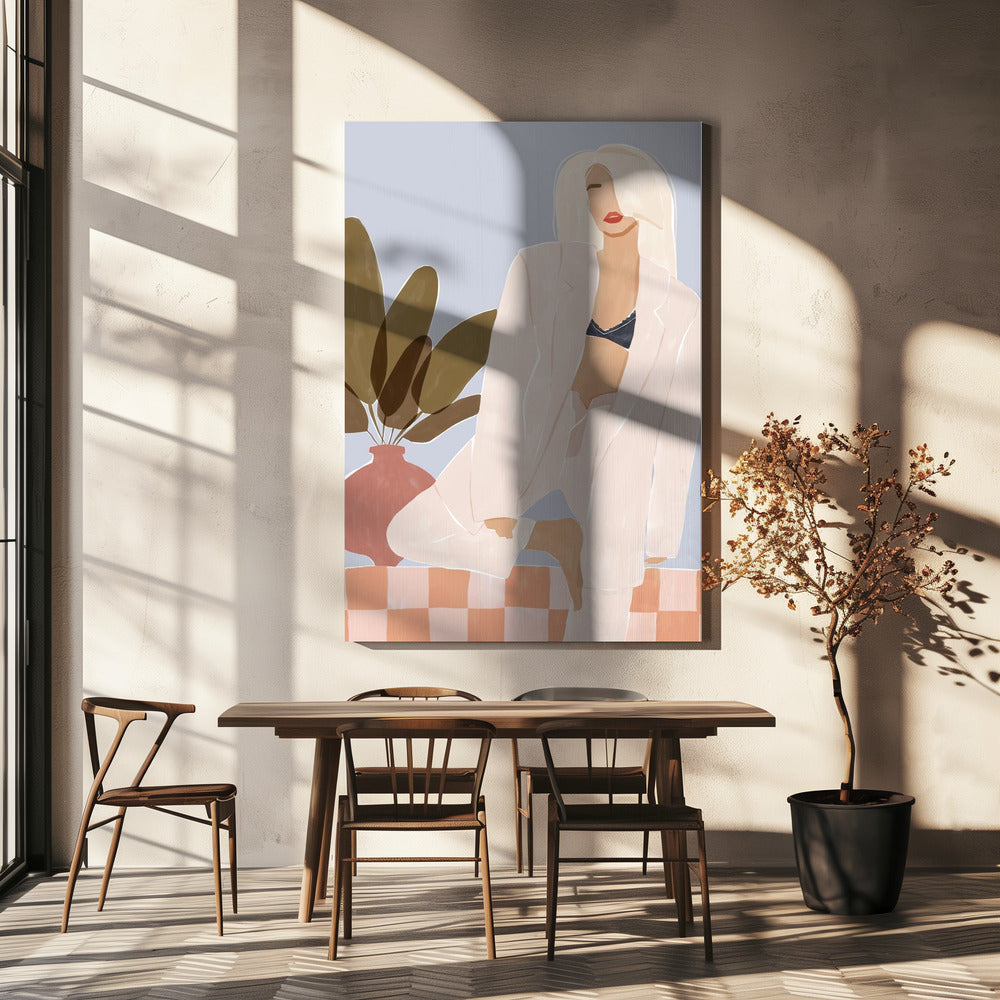 Liian laiska joogaan | Canvastaulut