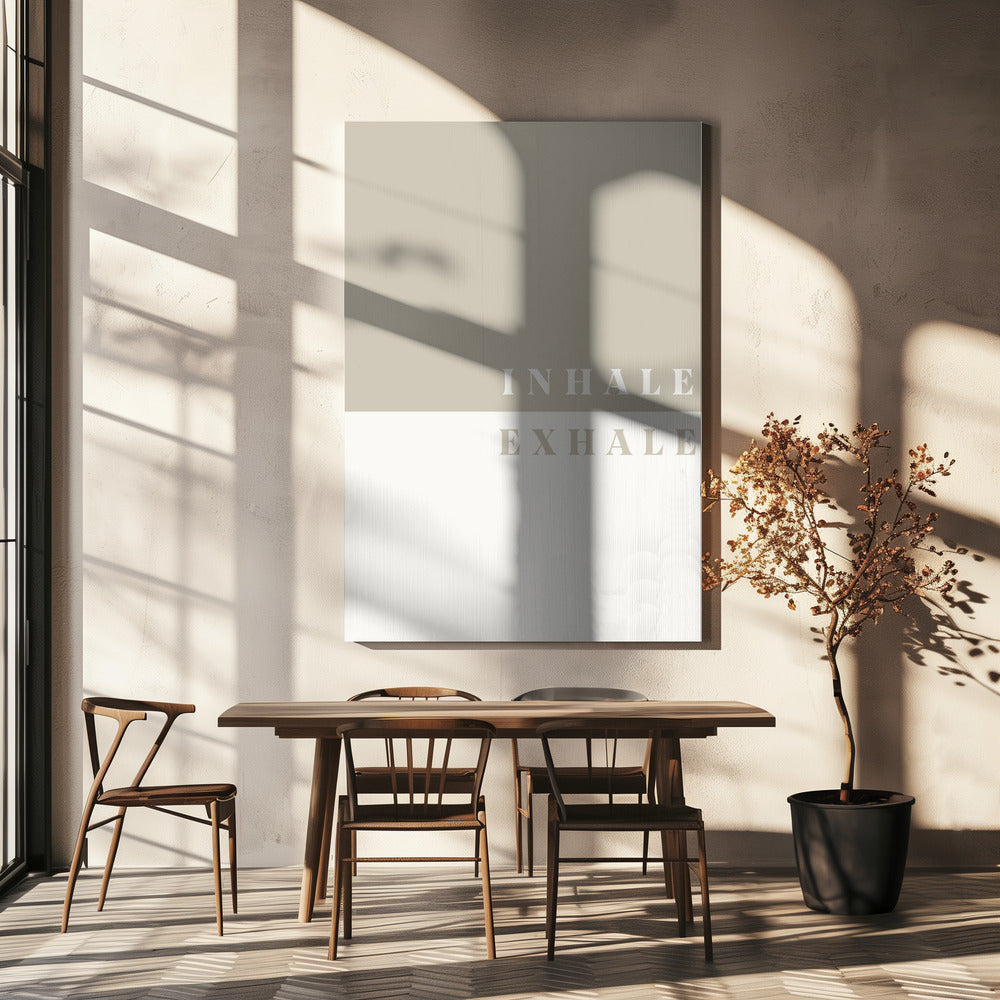 Inspira, espira | Stampe su Tela