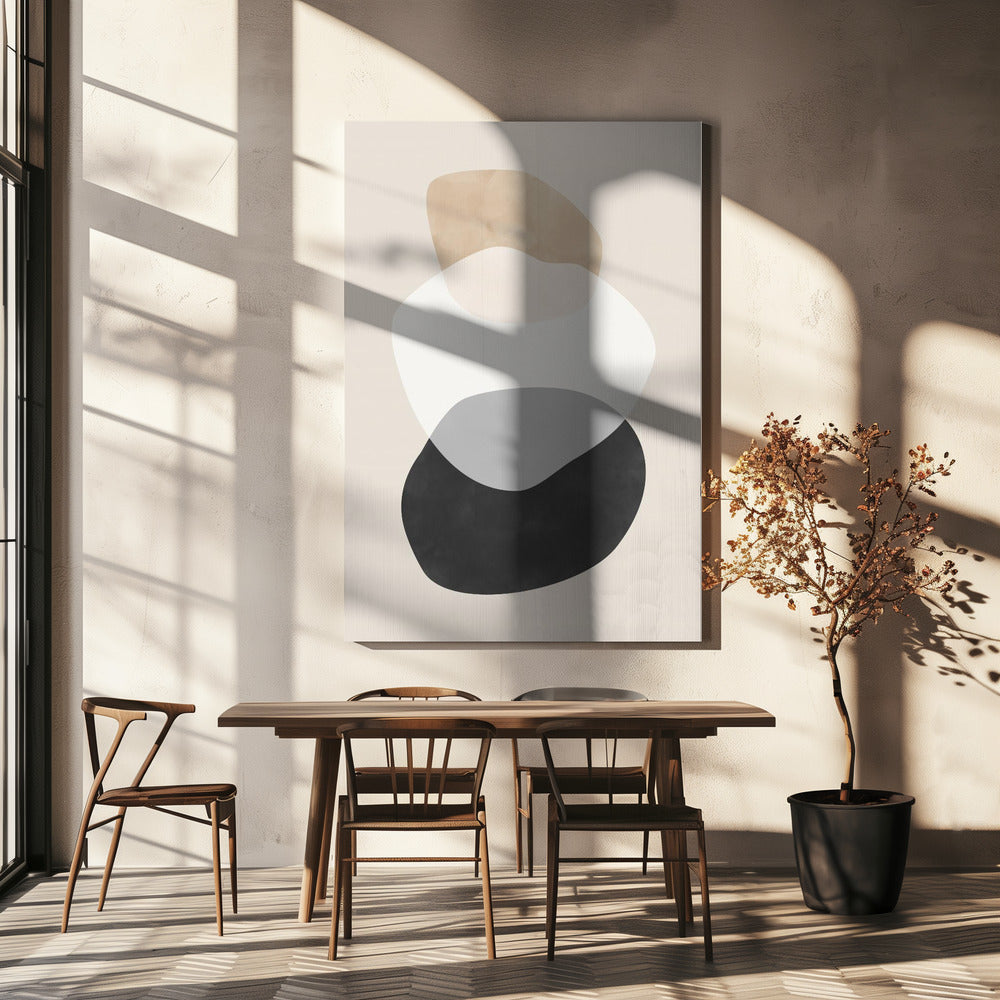 Beige Boho -muodot | Canvastaulut