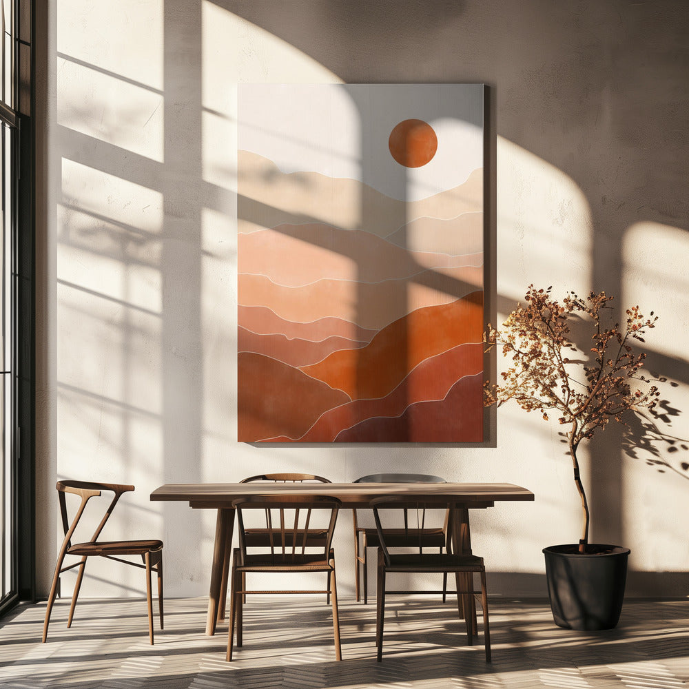 Ökensoluppgång | Canvas