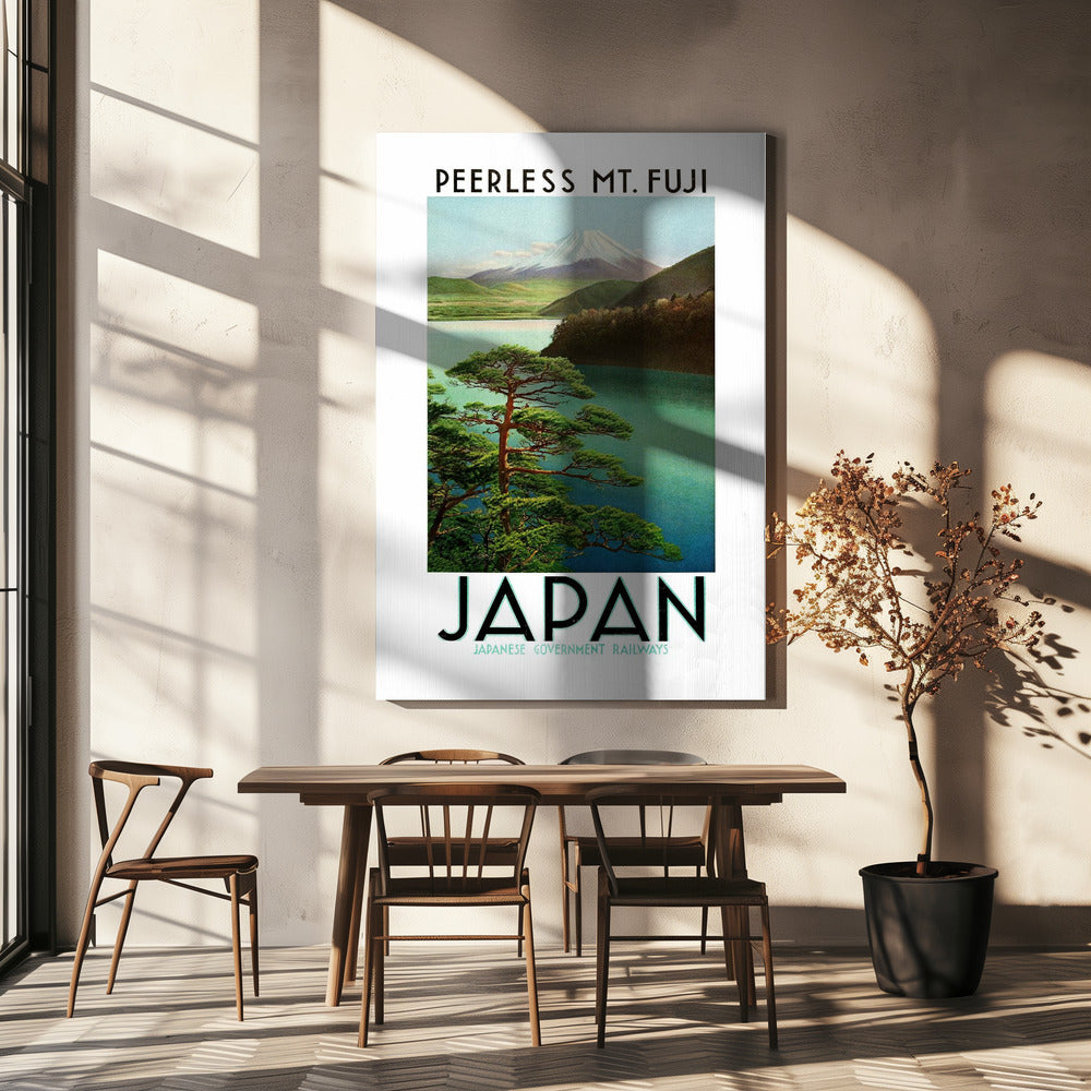 1930s Japan Travel Poster Japanese Government Railways | Canvas
