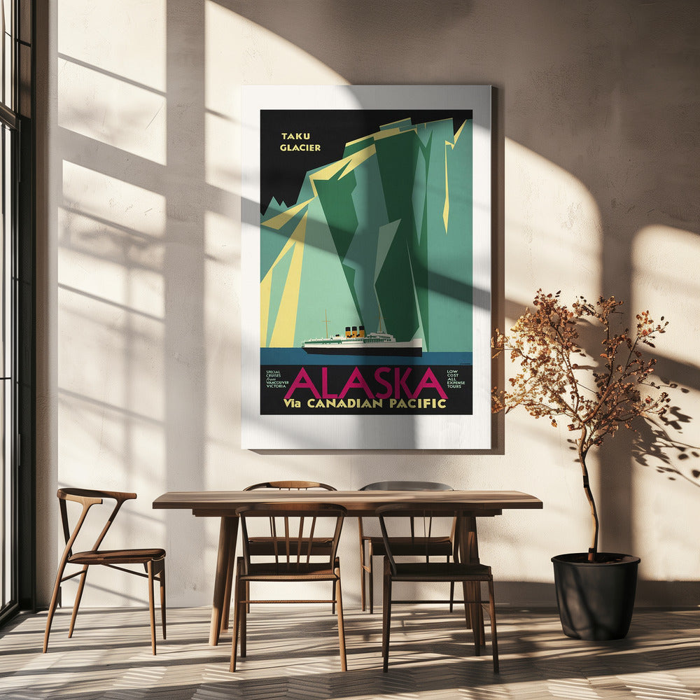 Alaska Via Canadian Pacific. Taku Glacier | Canvas